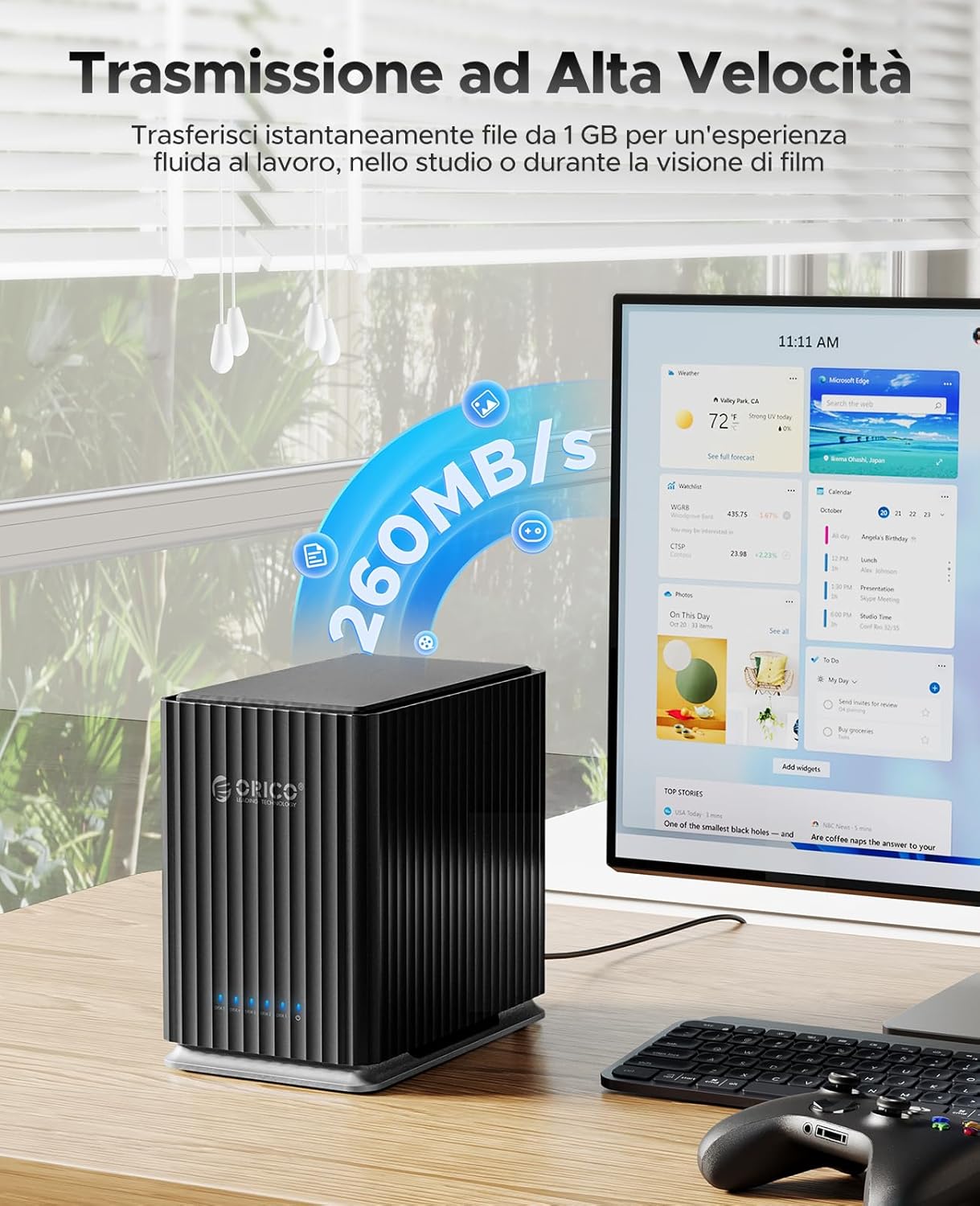 Orico USB 3.1 Type-C Docking Station per Hard Disk - immagine 3