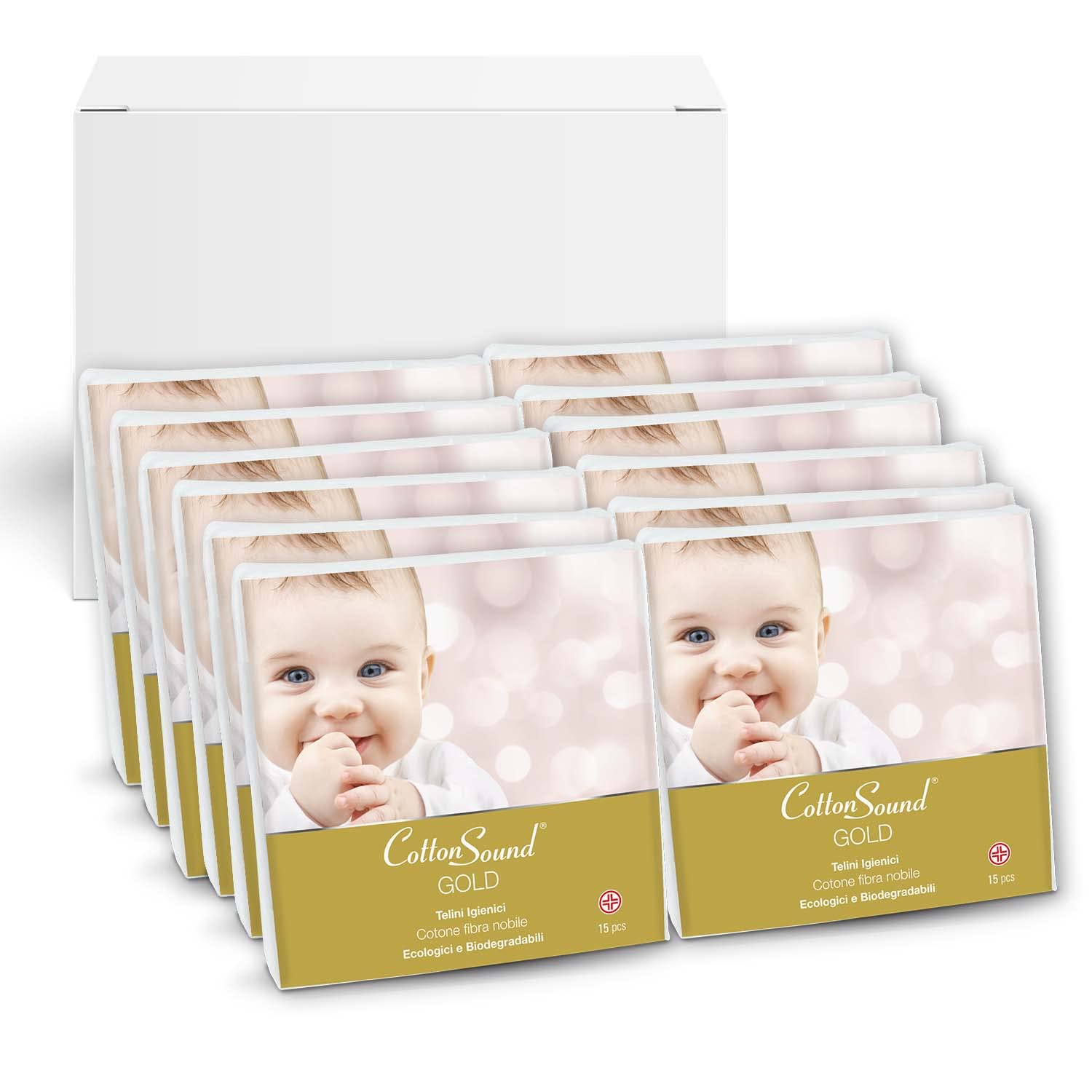 Cotton Sound GOLD BABY Telini Igienici 40x80 cm