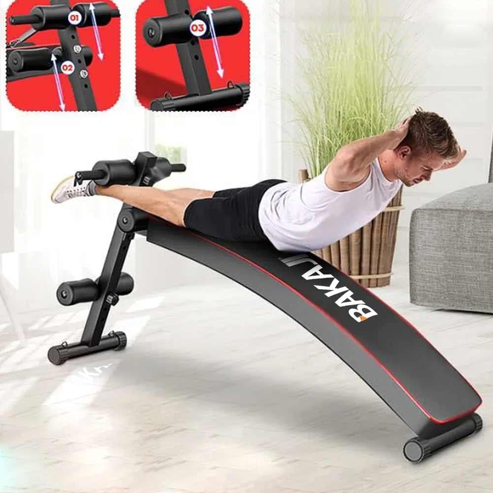 Panca Attrezzo Addominali Pieghevole Imbottita - immagine 2