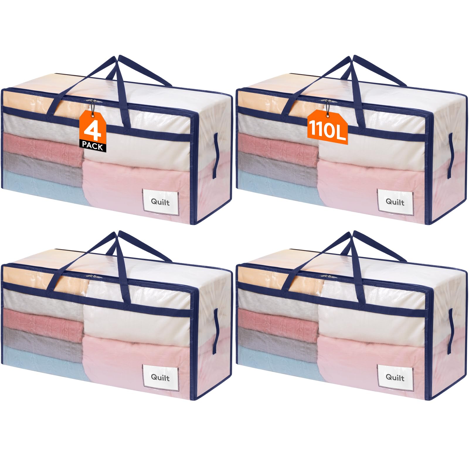 Lifewit Set 4 Scatole per Armadio 110L