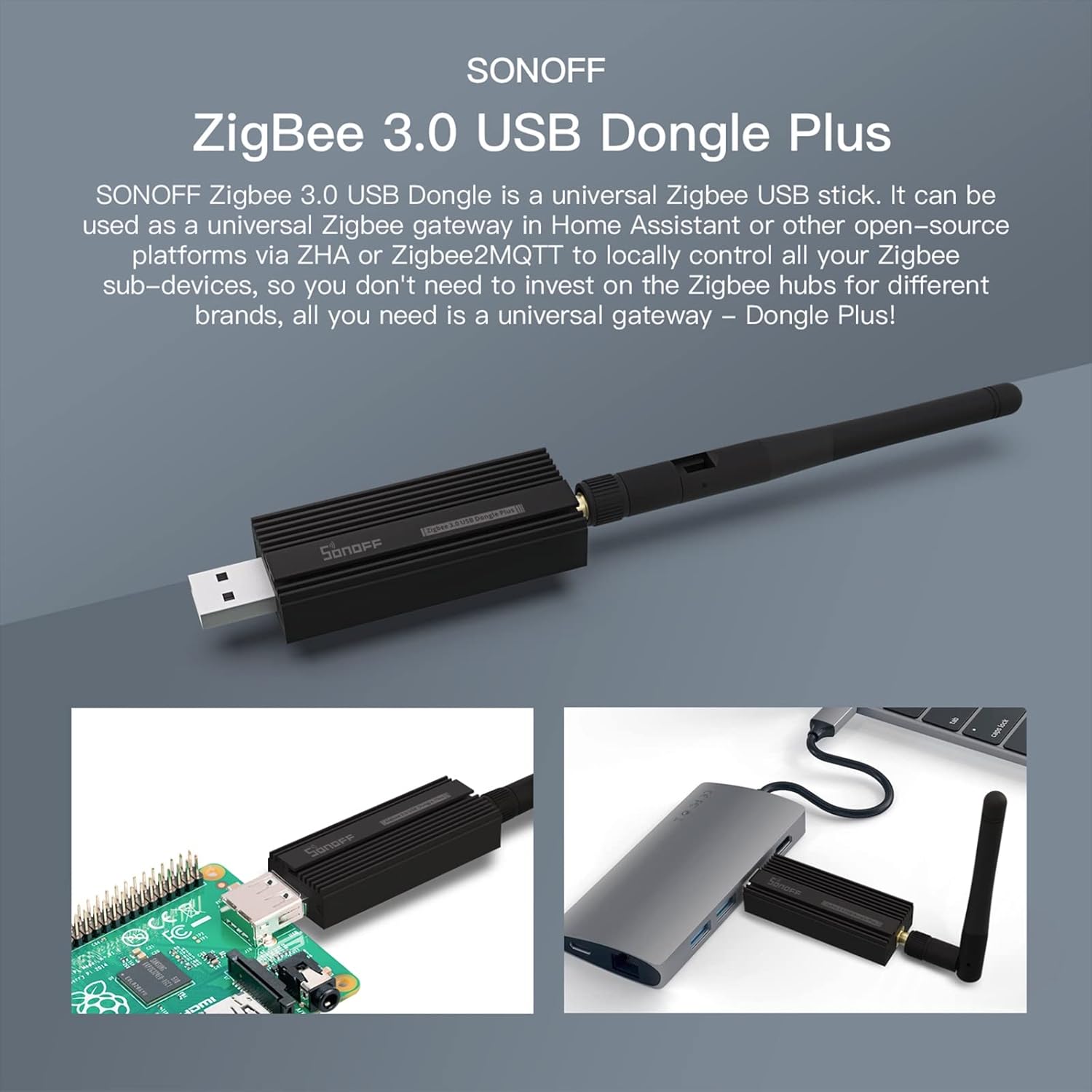 Sonoff ZigBee 3.0 USB Dongle Plus - Coordinator - immagine 3