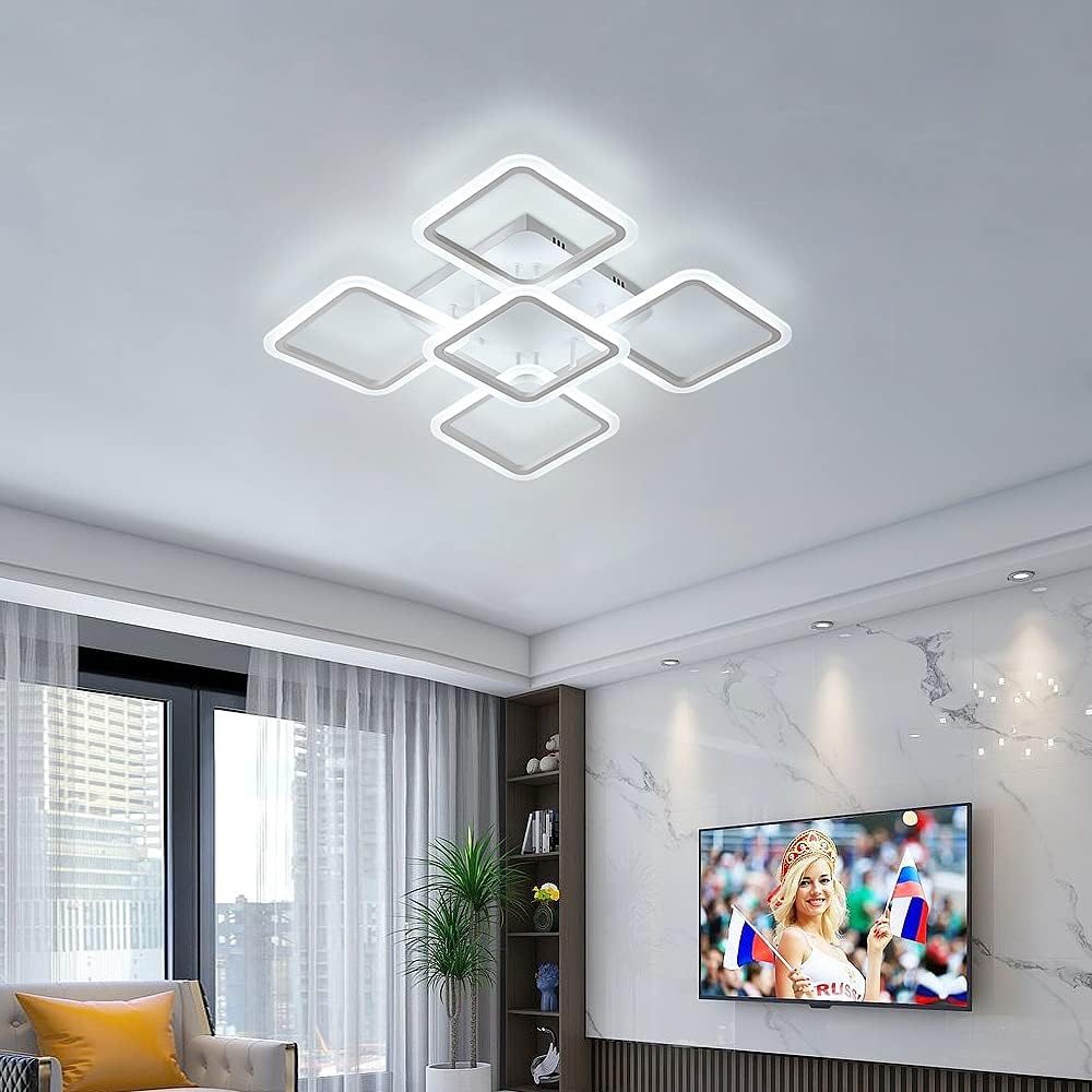Osairous Lampadario Soffitto LED 60cm 90W - immagine 3