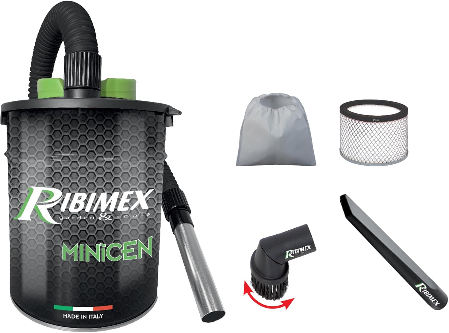 Ribimex Aspiracenere Elettrico Minicen Speciale Pellet