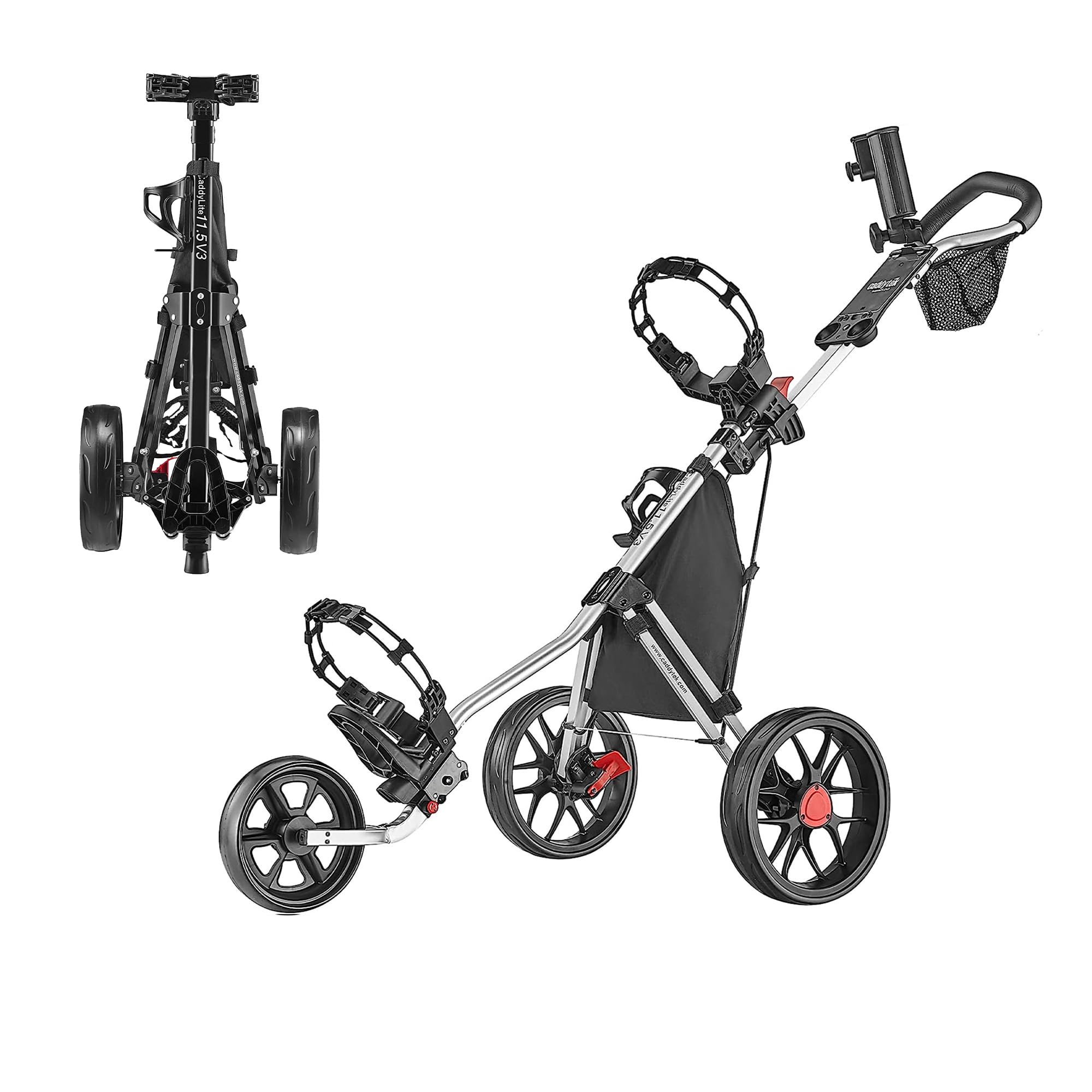 Caddytek CaddyLite 11.5 V3 - Carrello da Golf a 3 Ruote