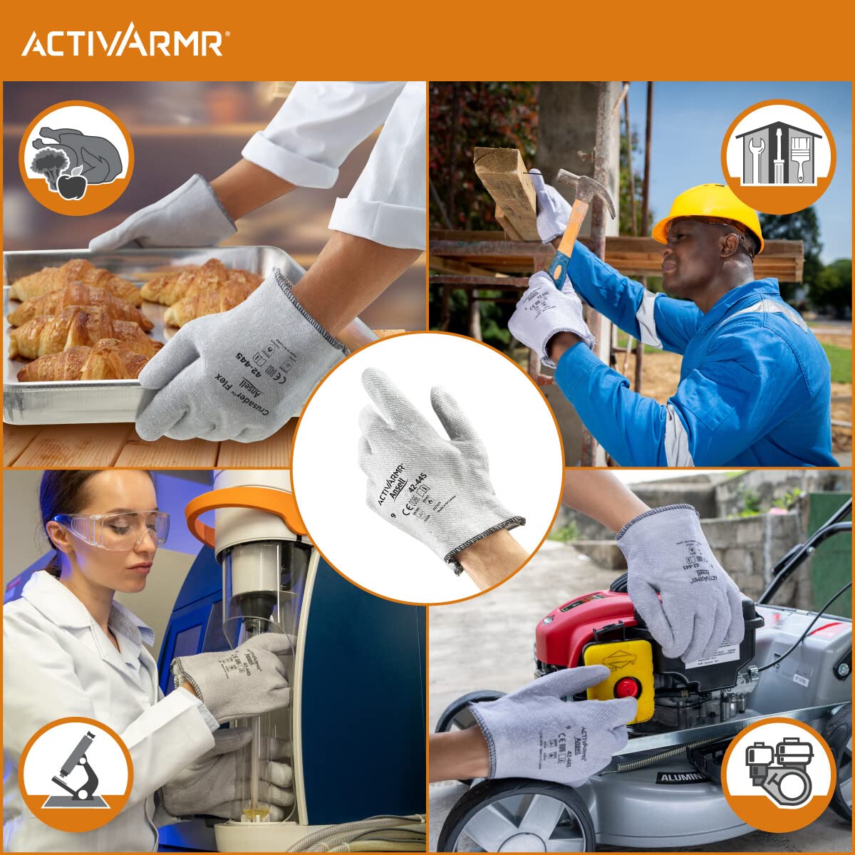 Ansell ActivArmr 42-445 Guanti Termoresistenti XL - immagine 4