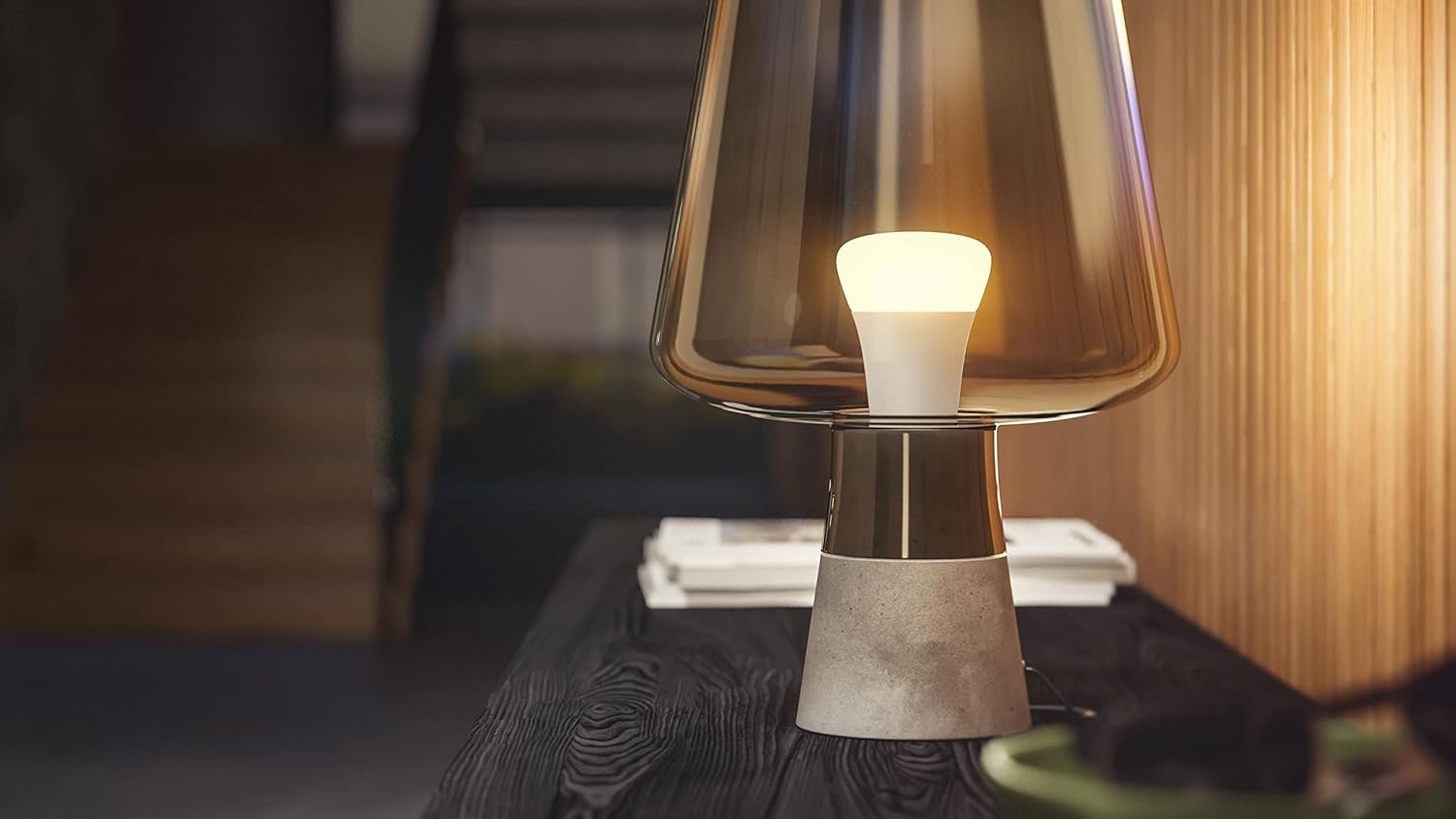 Philips Hue White Starter Kit 3 Lampadine E27 + Bridge + Smart Button - immagine 7