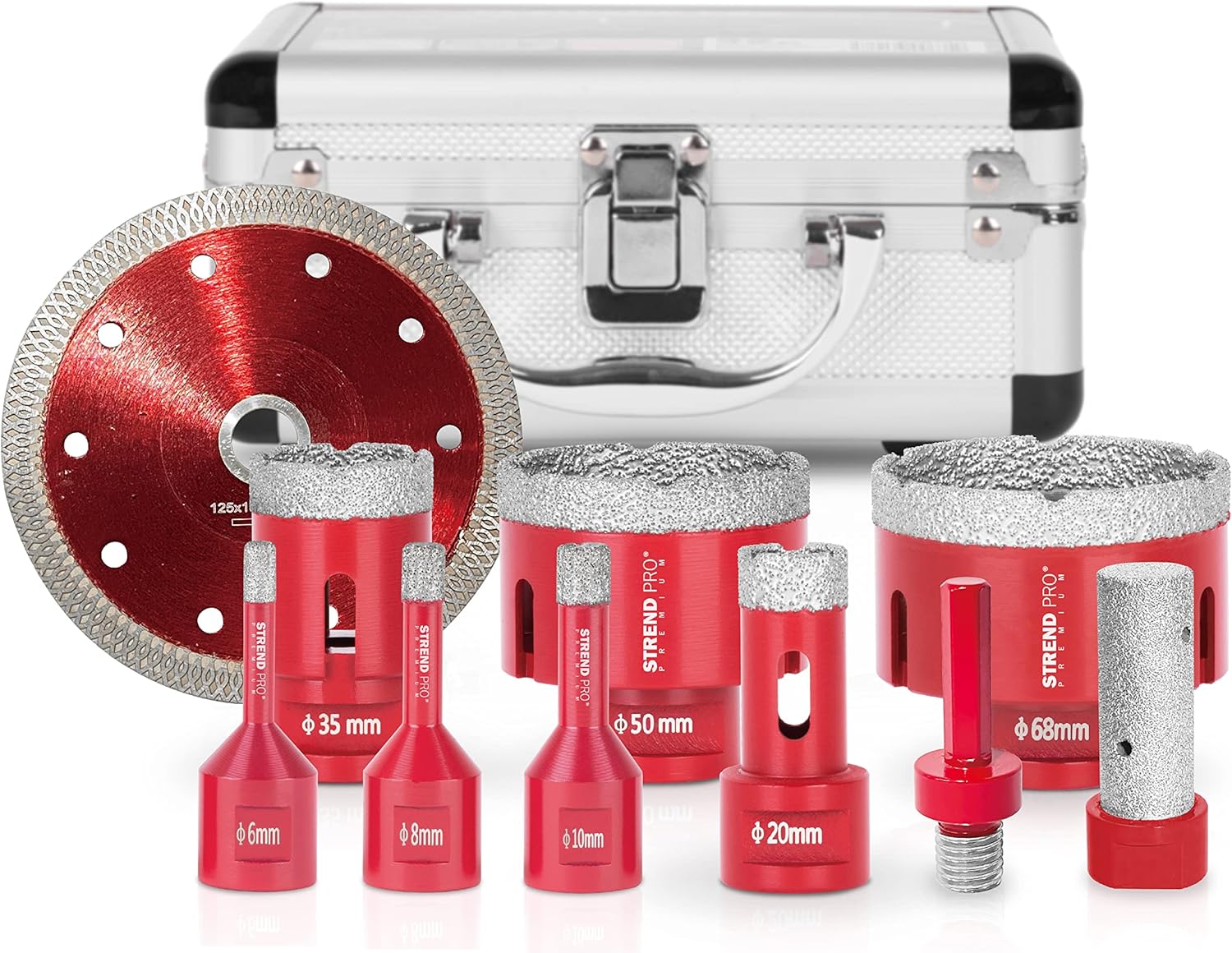 Set Punte Diamantate per Piastrelle e Gres Porcellanato - immagine 1