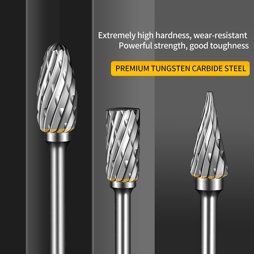 Set Frese Rotanti in Carburo di Tungsteno 1/8" - immagine 4
