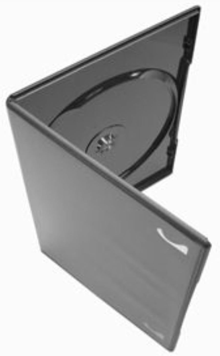 Dragon Trading® 100 Custodie Singole DVD/CD/Blu-ray, Nere - immagine 1