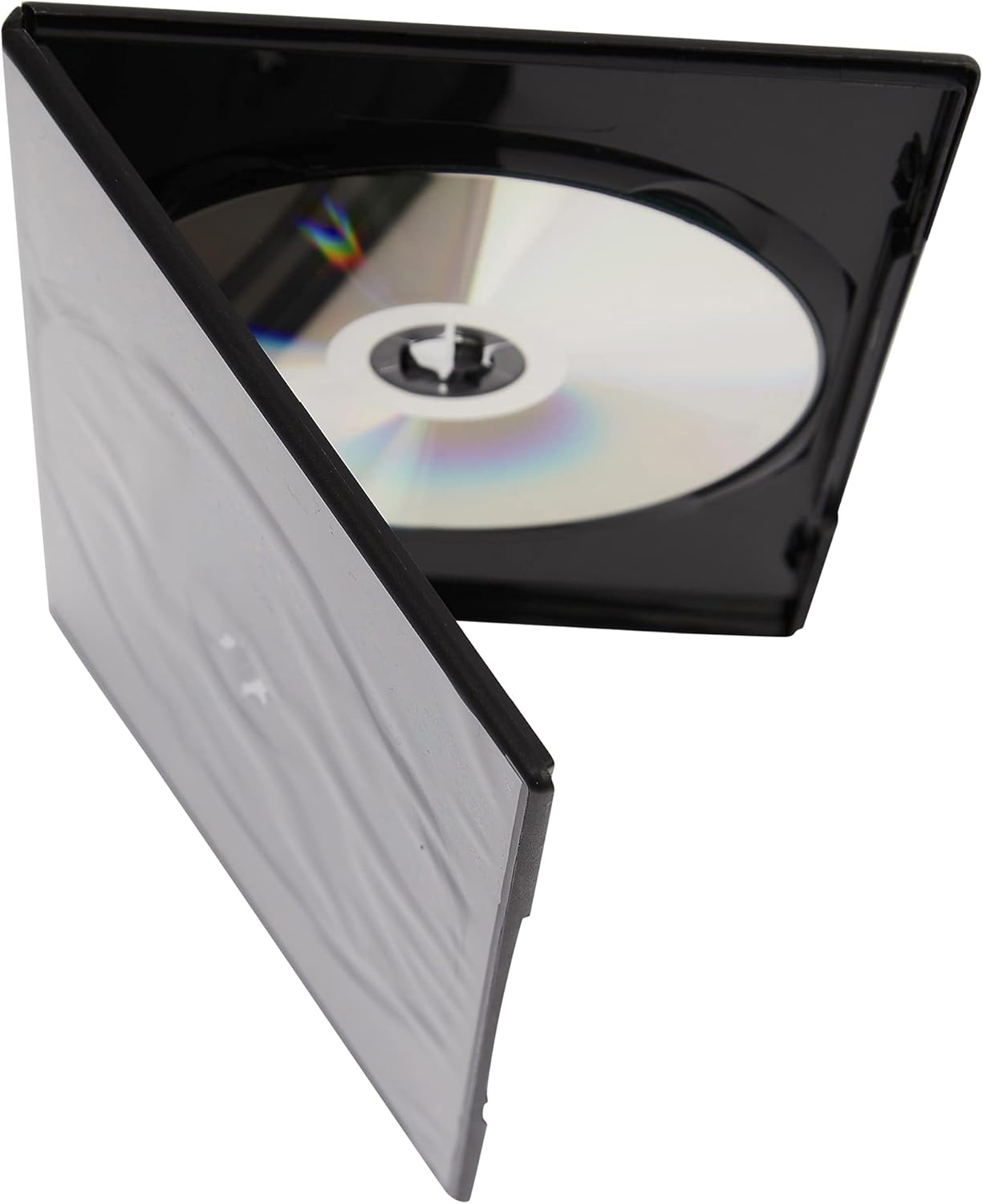 Dragon Trading® 100 Custodie Singole DVD/CD/Blu-ray, Nere - immagine 2