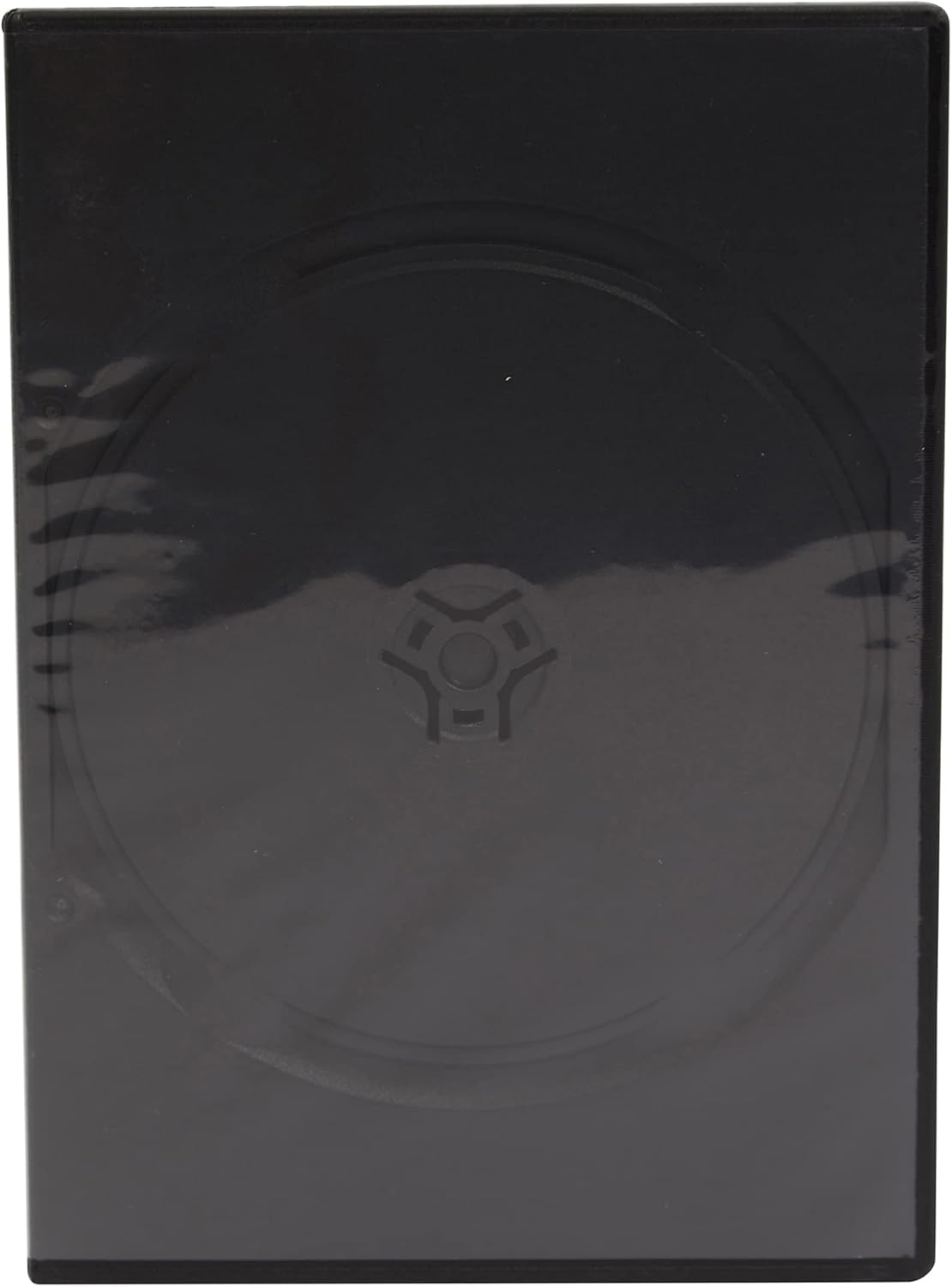 Dragon Trading® 100 Custodie Singole DVD/CD/Blu-ray, Nere - immagine 3