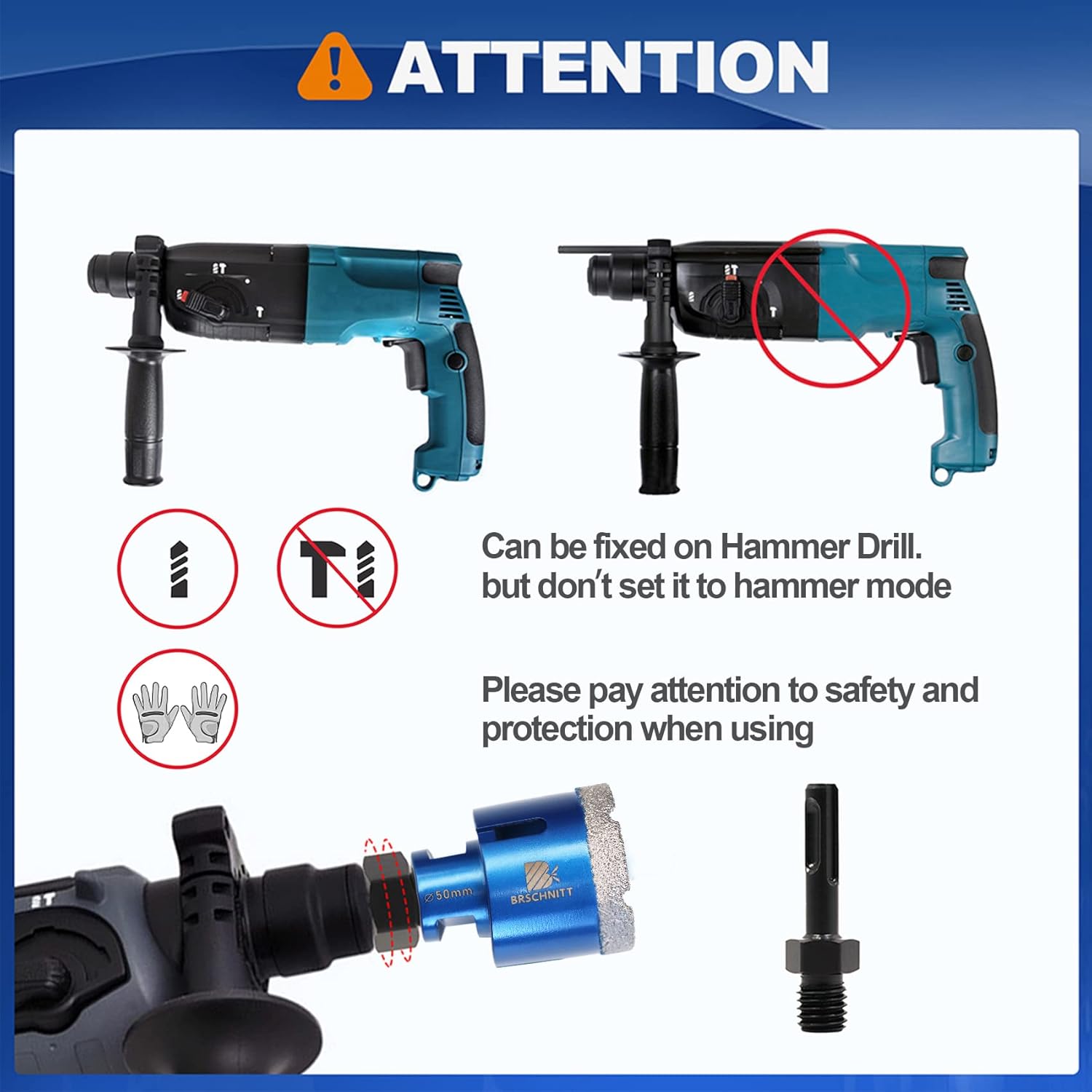 Brschnitt Set Punte per Trapano Diamantate - immagine 5