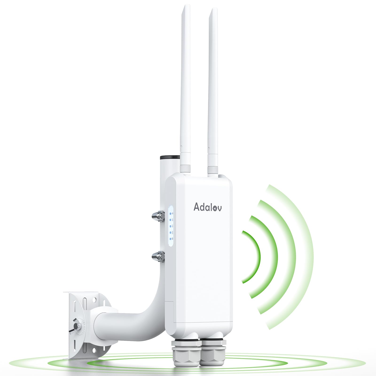 Adalov Punto di Accesso WiFi Esterno 1200Mbps Bi-Bande