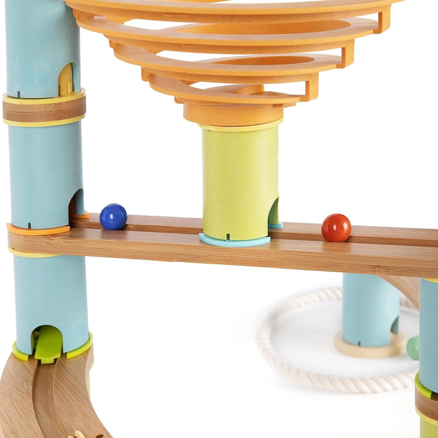 Boppi - Pista Biglie in Legno per Bambini (48 pz) - immagine 7