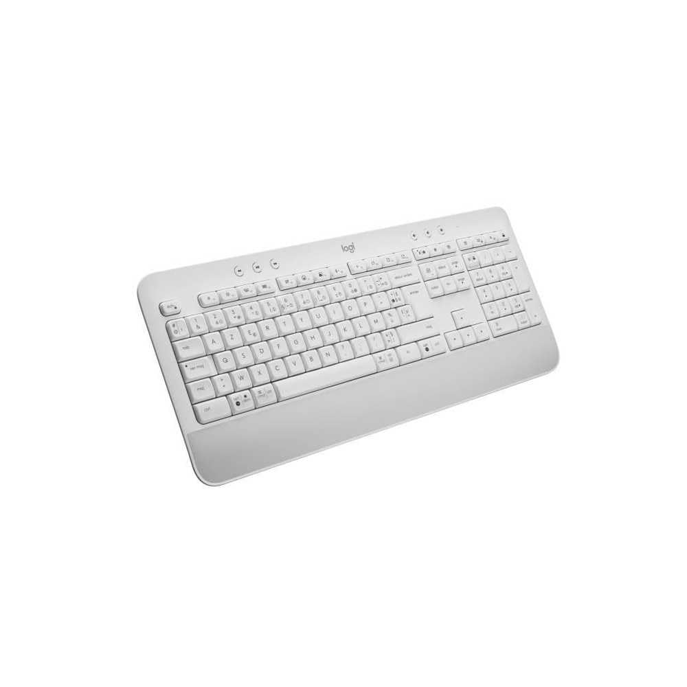 Logitech Signature K650 Tastiera Poggiapolsi Wireless Full-size, Francese AZERTY - Bianco