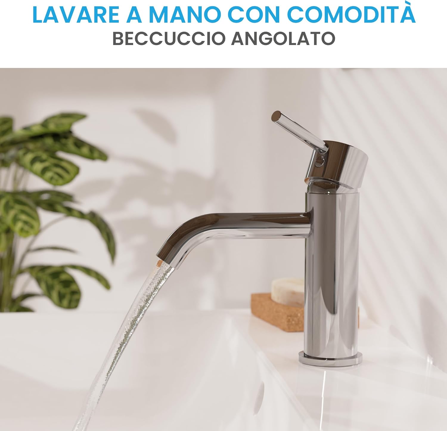 Bächlein Rubinetto Bagno Susara Cromato - immagine 4