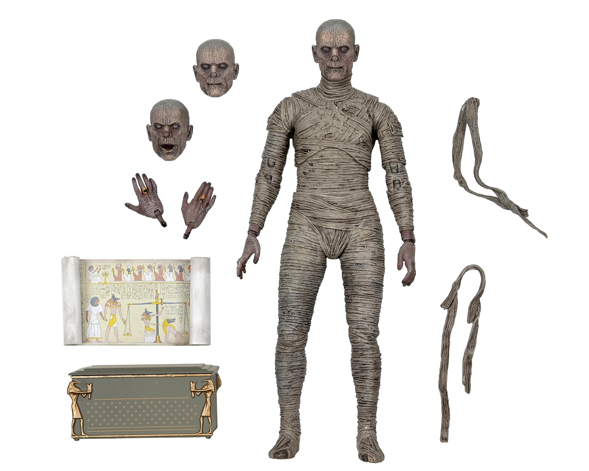 Universal Monsters (Colore Mummia Ultimate 7 Inch Scala Action Figure Esclusivo
