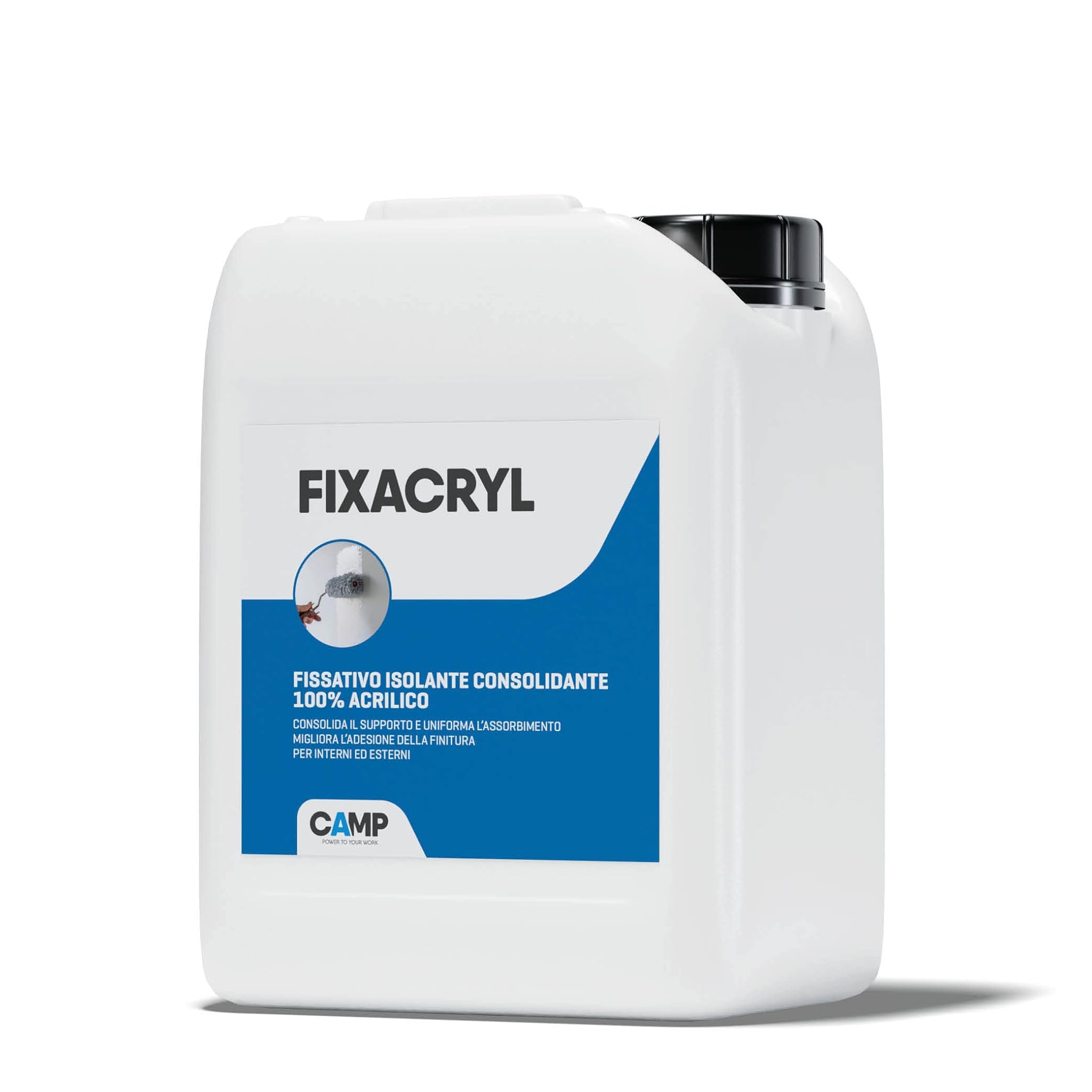 Camp Fixacryl - Primer Fissativo Acrilico 5l, Made in Italy