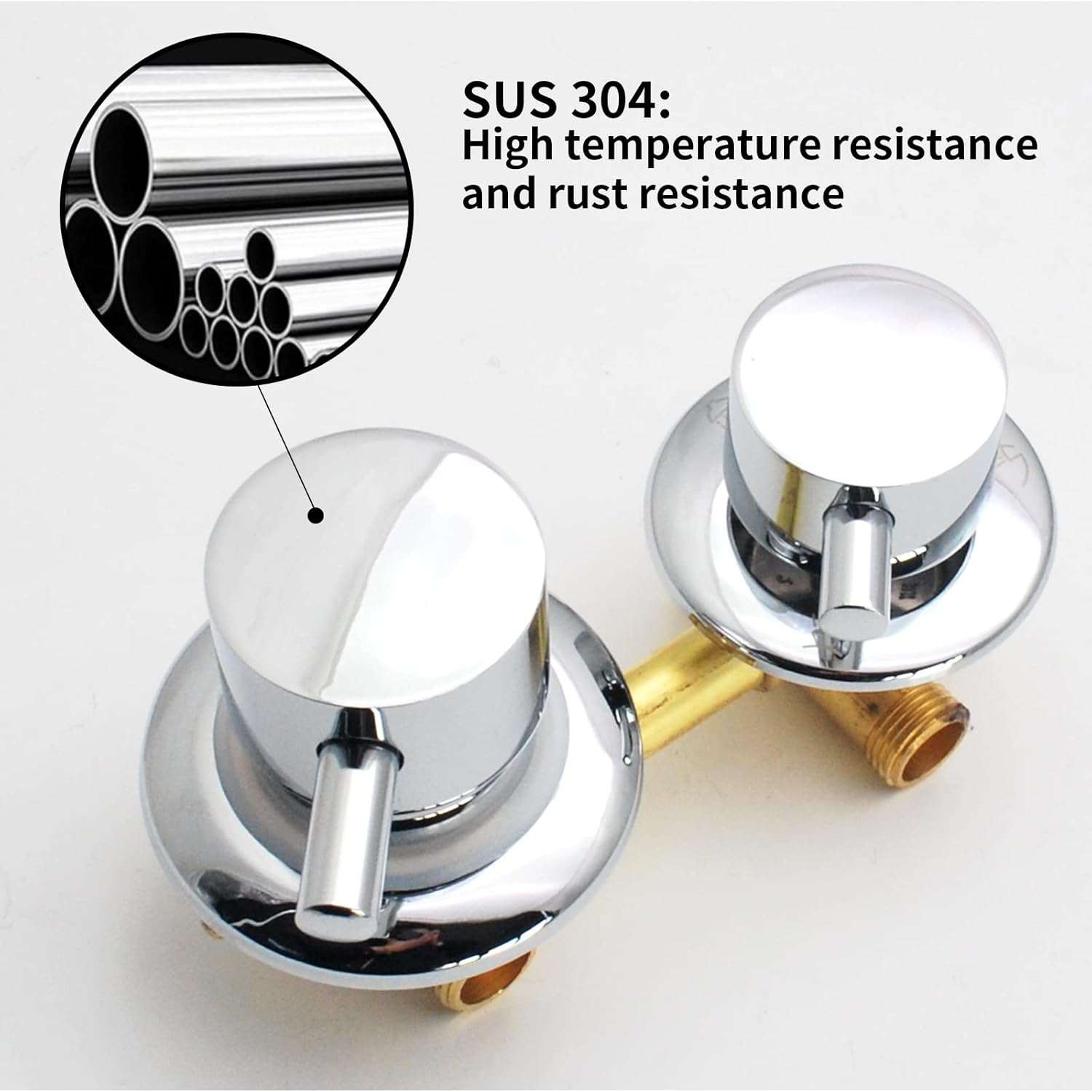 Zaksem Rubinetti Doccia in Ottone 2/3/4/5 Vie - immagine 4