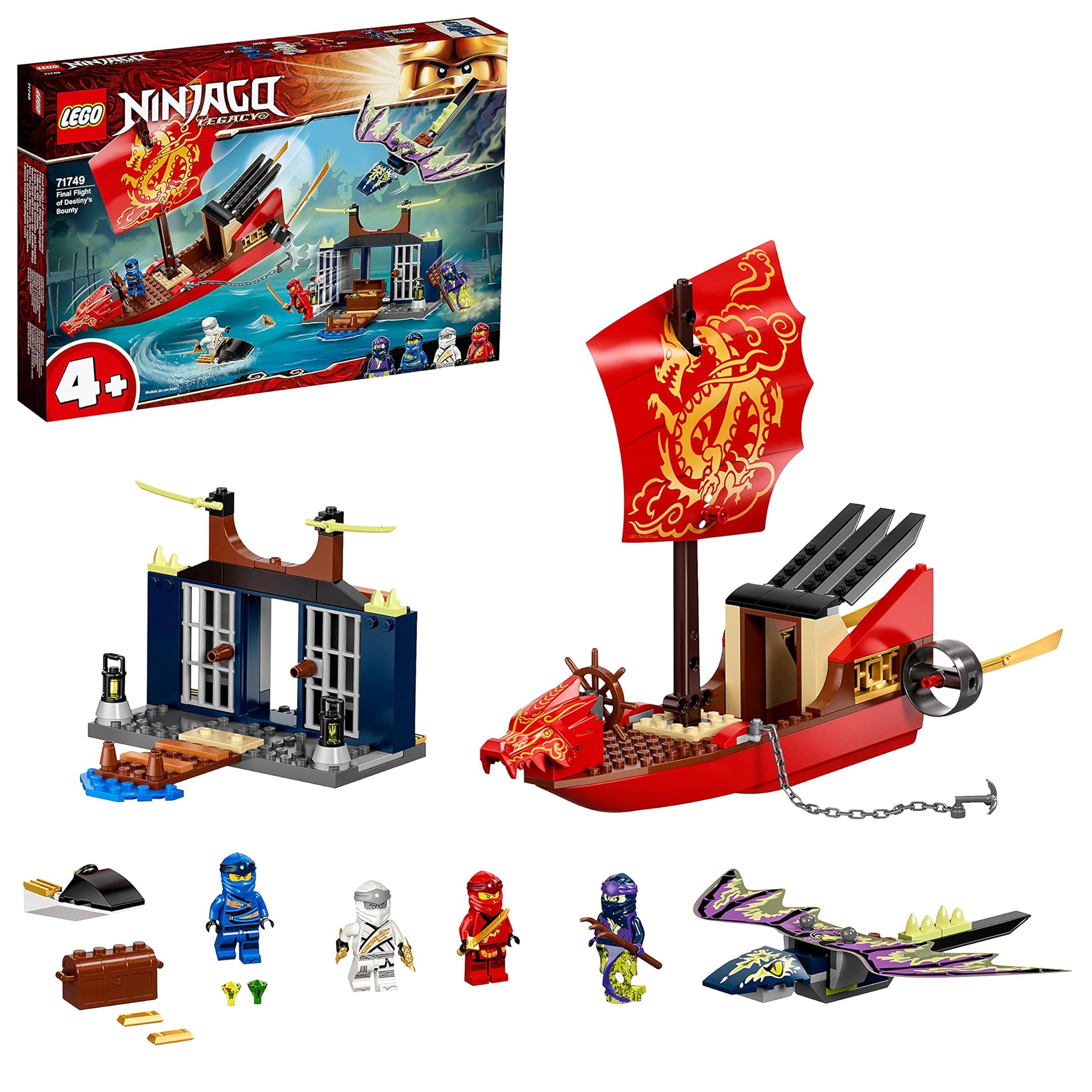 LEGO 71749 Ninjago Il volo finale del Vascello del Destino