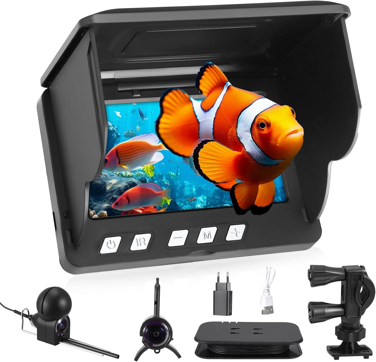 Fishfinder - Telecamera Subacquea per Pesca con Visione Notturna - immagine 1