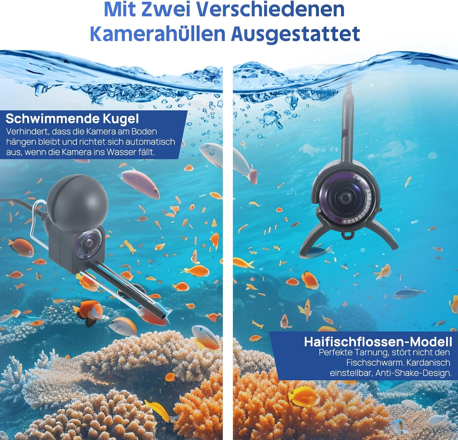 Fishfinder - Telecamera Subacquea per Pesca con Visione Notturna - immagine 5