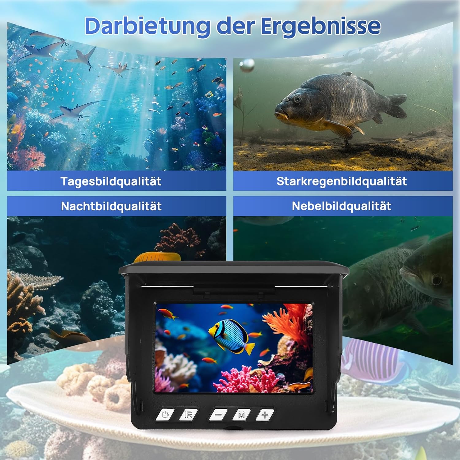 Fishfinder - Telecamera Subacquea per Pesca con Visione Notturna - immagine 6