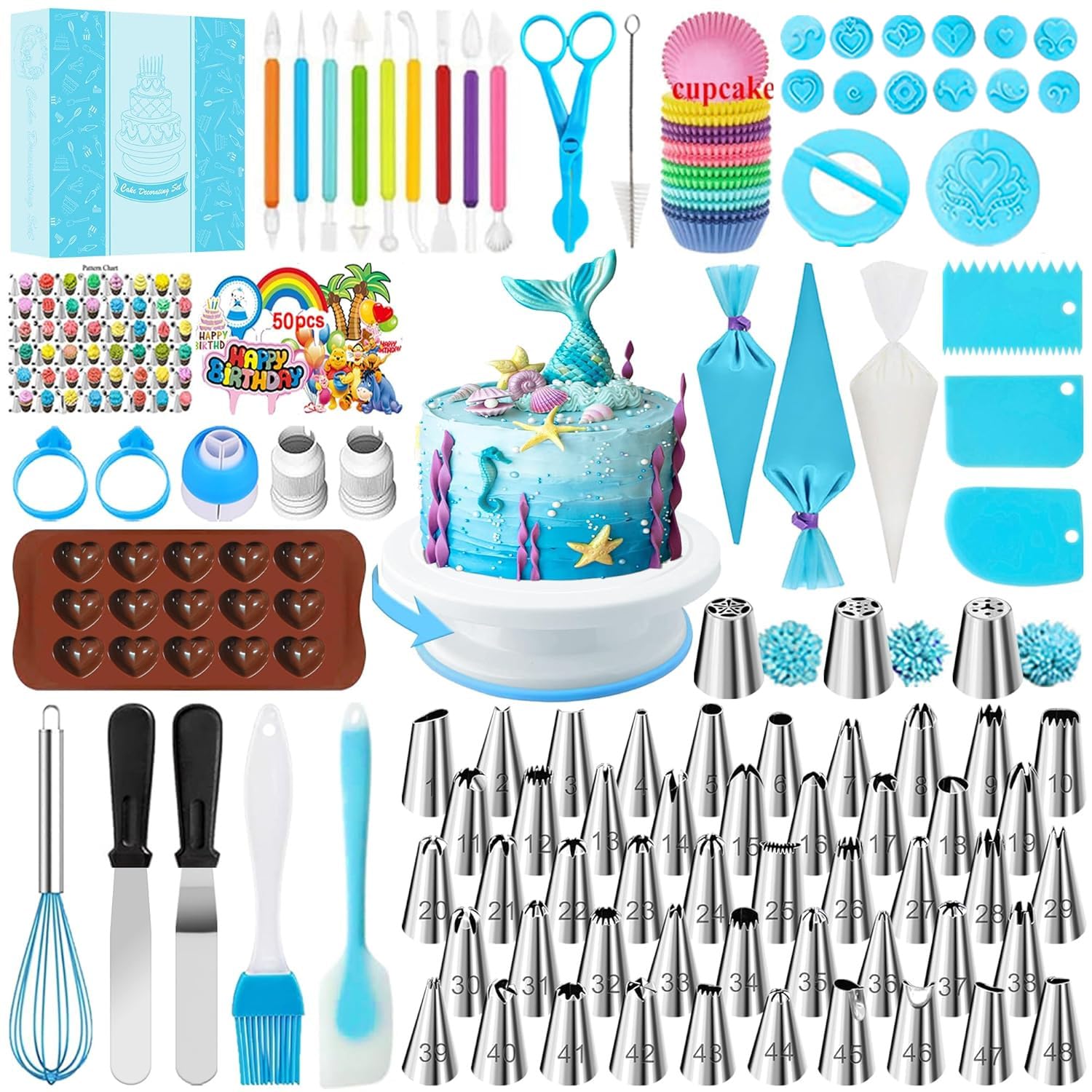 Kit Pasticceria Professionale 290 Pezzi