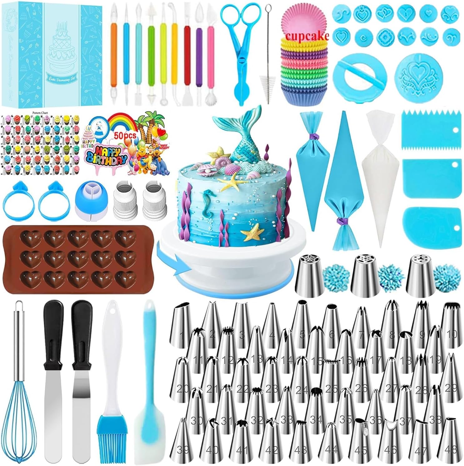 Kit Pasticceria Professionale 290 Pezzi - immagine 1