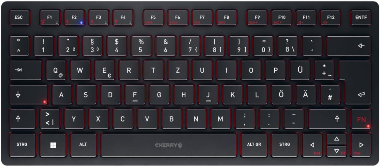 Cherry KW 9200 MINI - Tastiera Multidispositivo Compatta - immagine 1