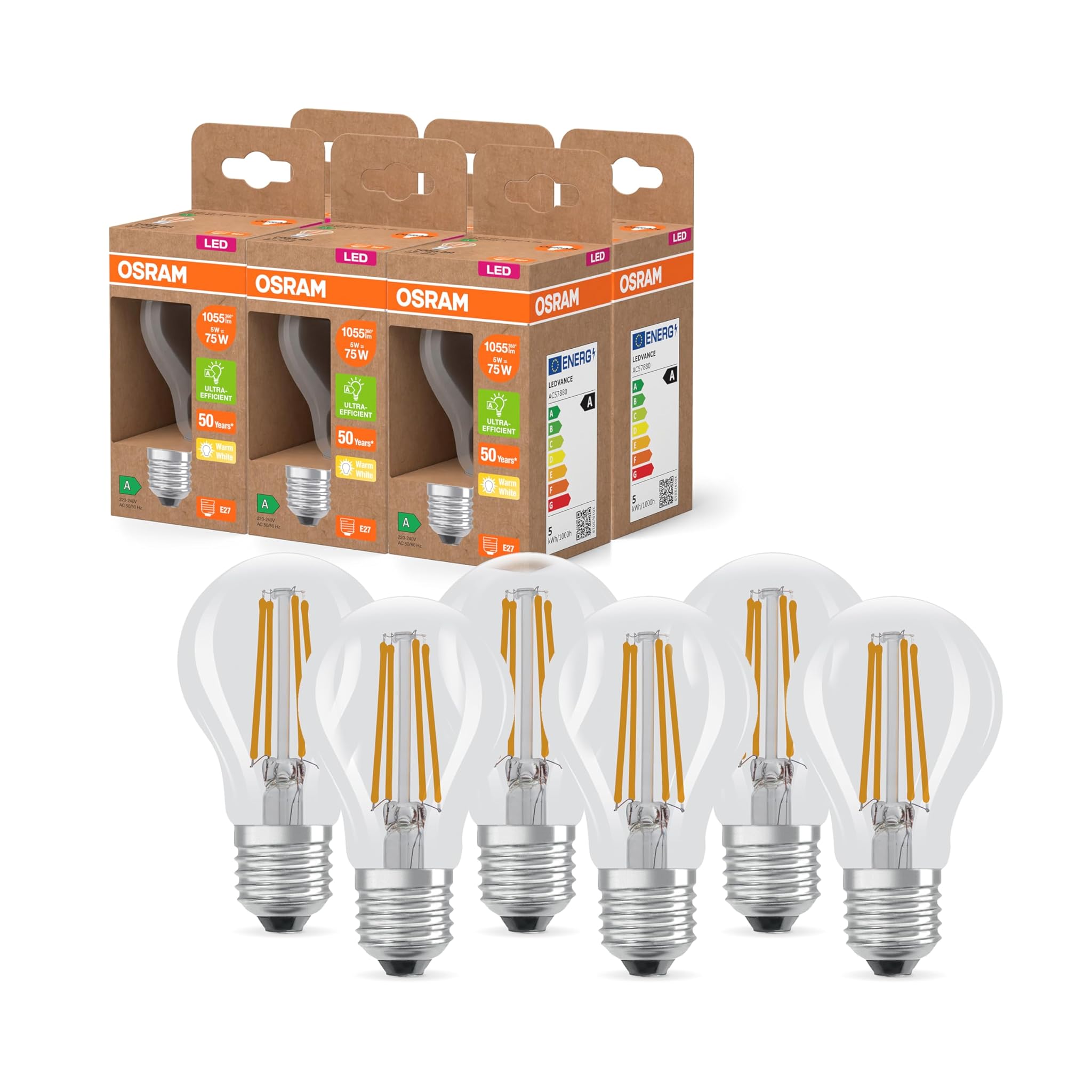 Osram LED Superstar Classic A 75 - Lampadina E27 2700K