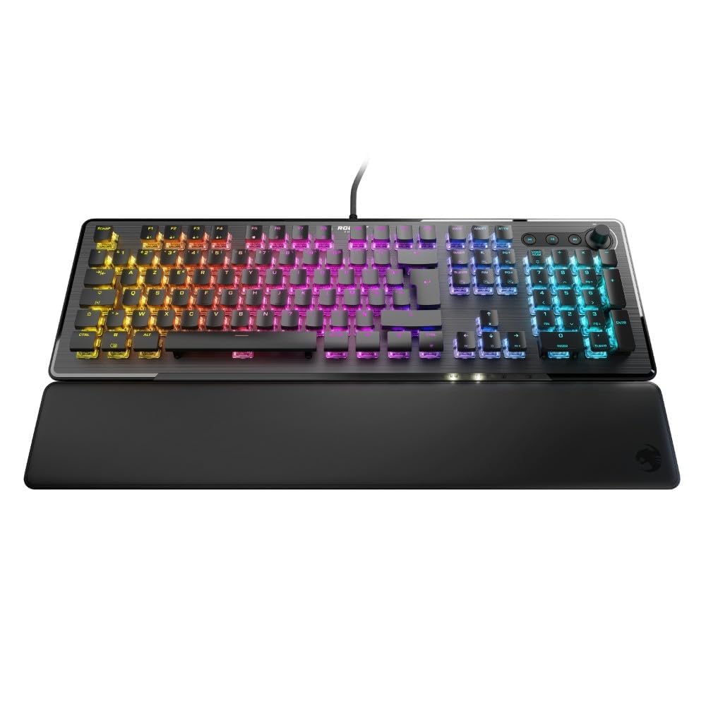 Roccat Vulcan II Max - Tastiera Gaming Ottica Meccanica AZERTY, Nera