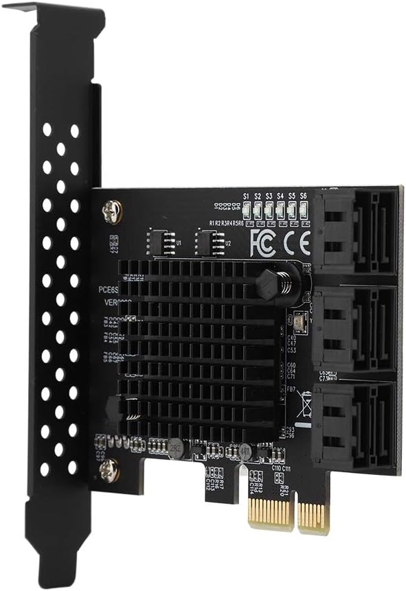 Scheda PCIe SATA 6 Porte con Staffa Low Profile - immagine 6