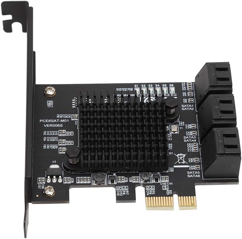 Scheda PCIe SATA 6 Porte con Staffa Low Profile - immagine 7