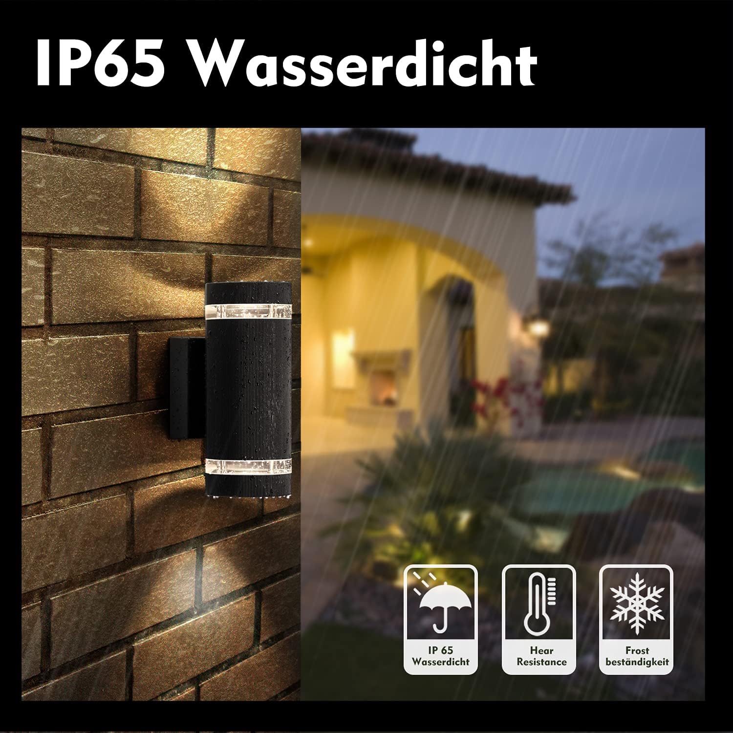 Celavy LED Applique da Esterno Parete (2 pezzi) - immagine 3