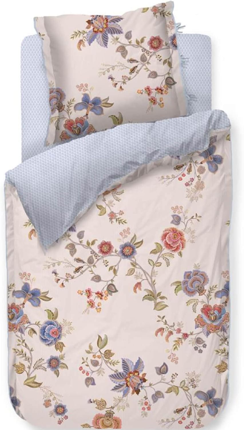 Pip Studio Cece Fiore - Biancheria da letto in percalle, Bianco - immagine 1