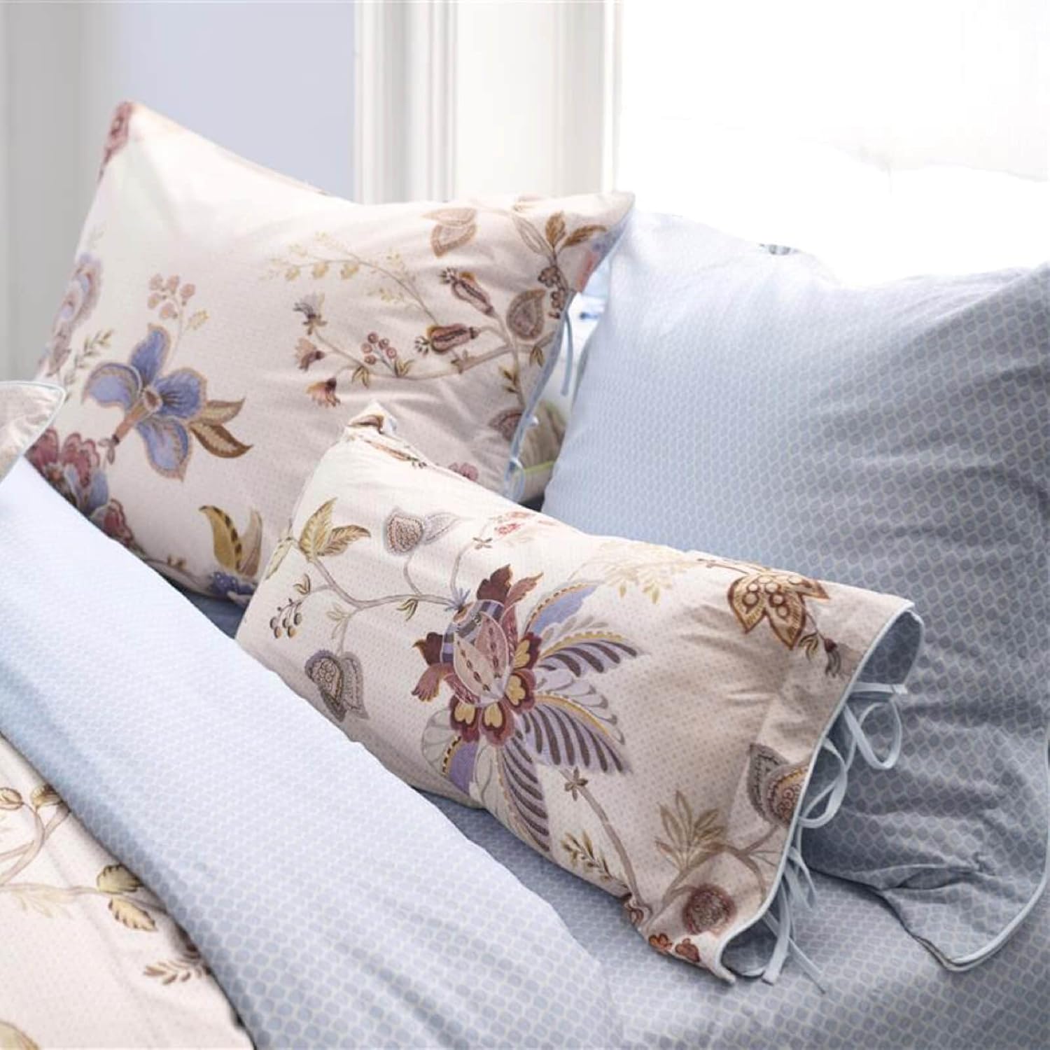 Pip Studio Cece Fiore - Biancheria da letto in percalle, Bianco - immagine 6