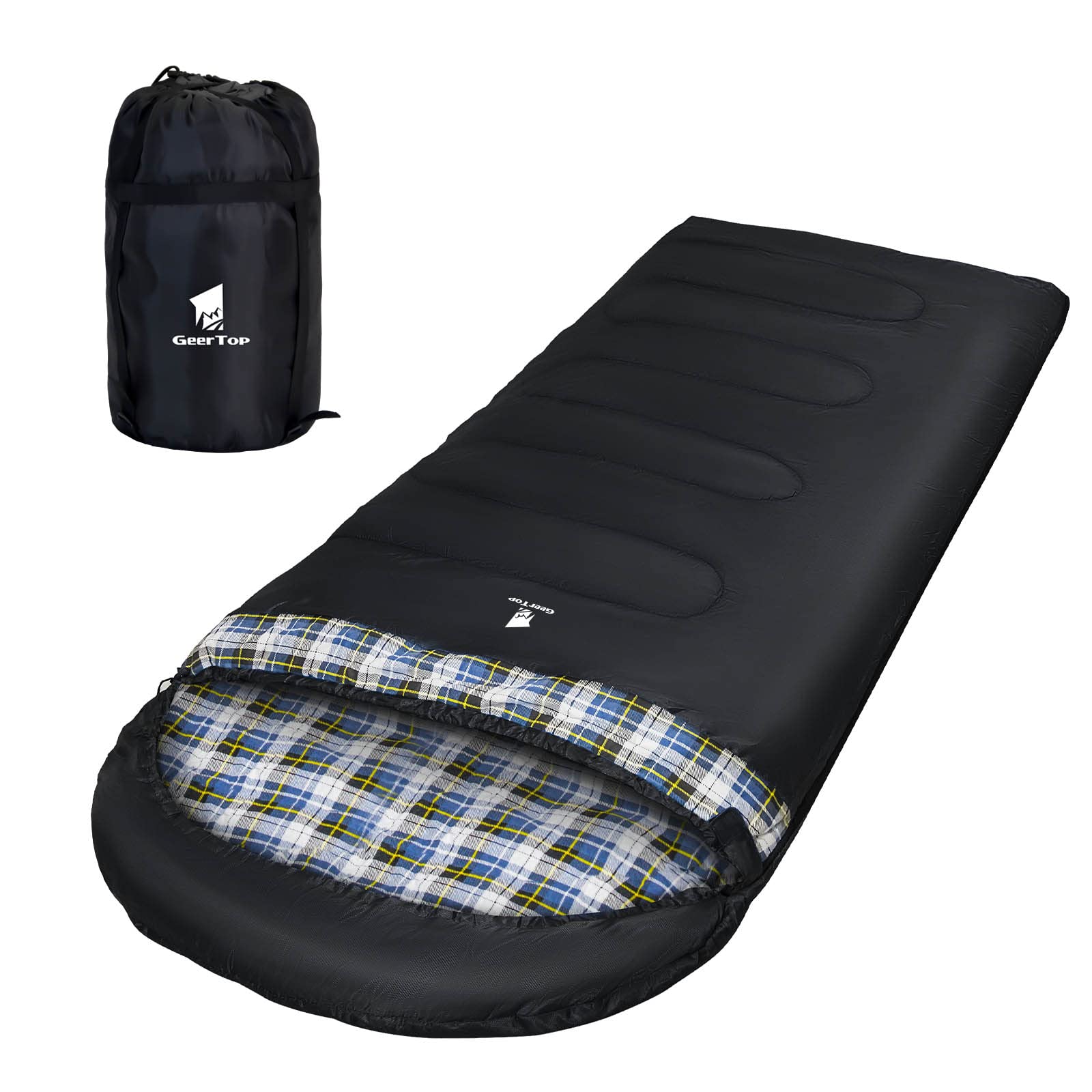 Geertop Sacco a Pelo XXL 4 Stagioni in Flanella