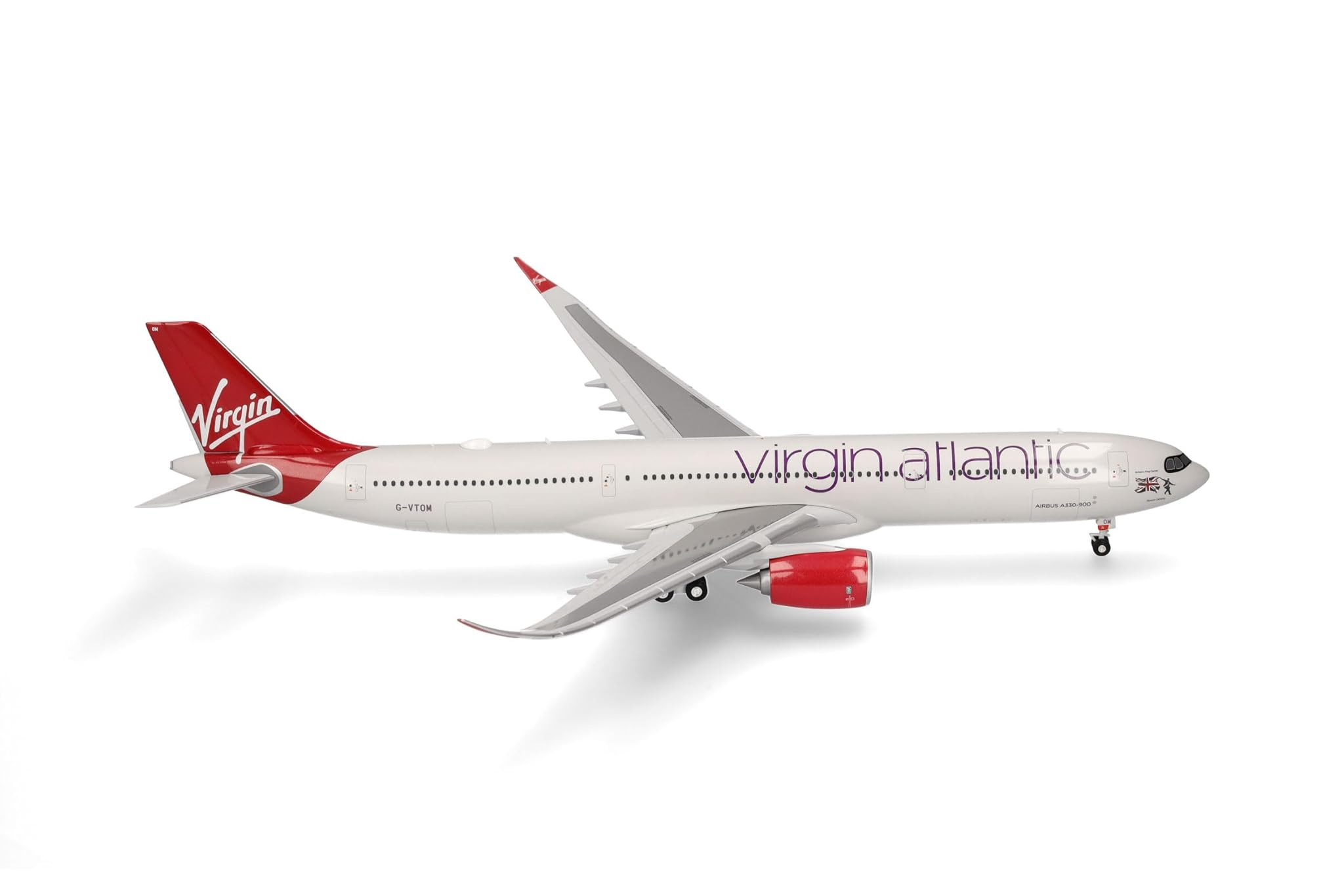 herpa Modello Aereo Virgin Atlantic Airbus A330-900neo 1:200