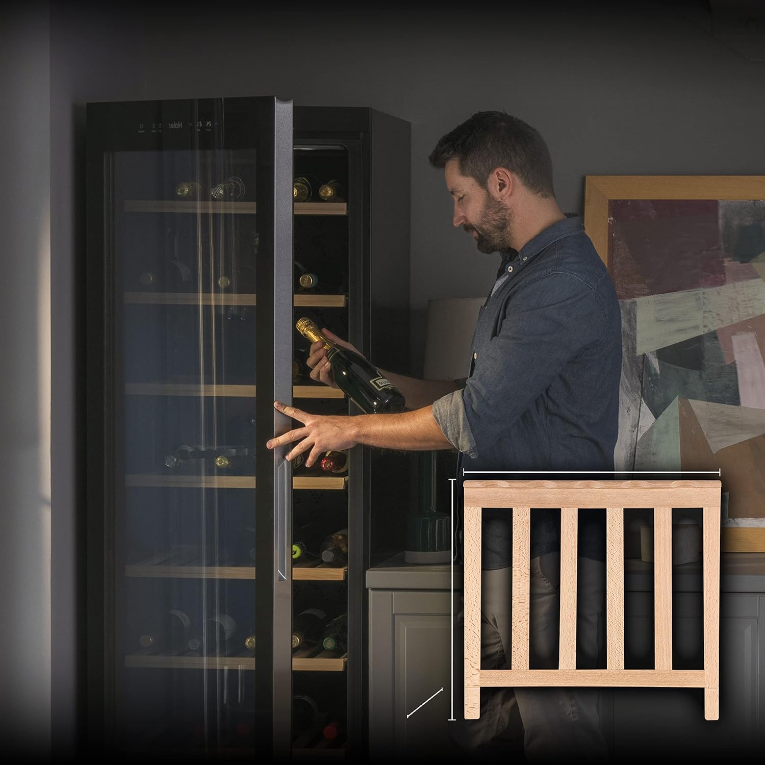 Haier Ripiano in Legno per Cantinetta WS50GA - immagine 2