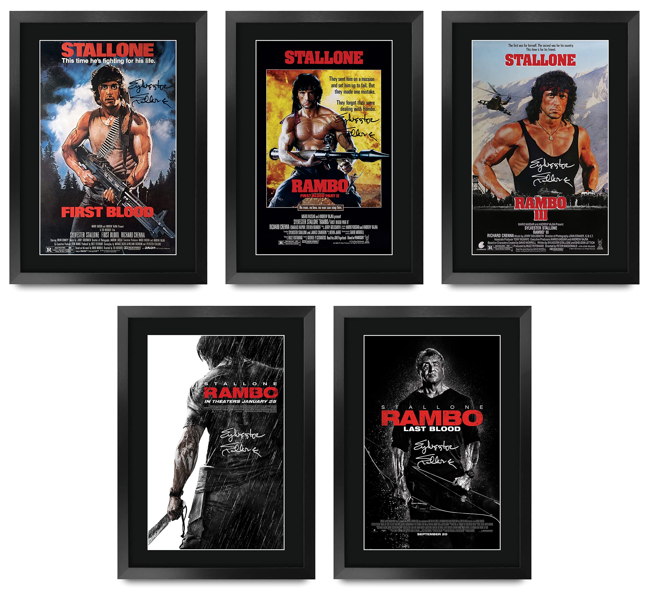 HWC Trading FR A3 Rambo Collection - Poster Sylvester Stallone | Velz