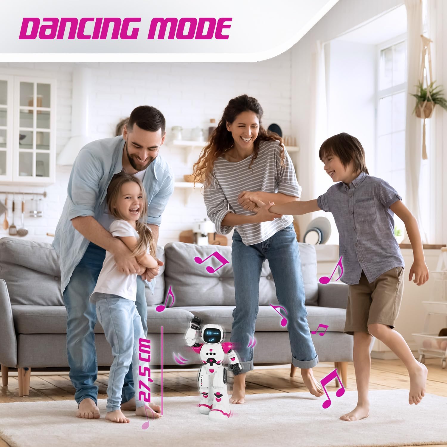 Xtrem Bots Sophie - Robot Giocattolo Rosa Telecomandato - immagine 5