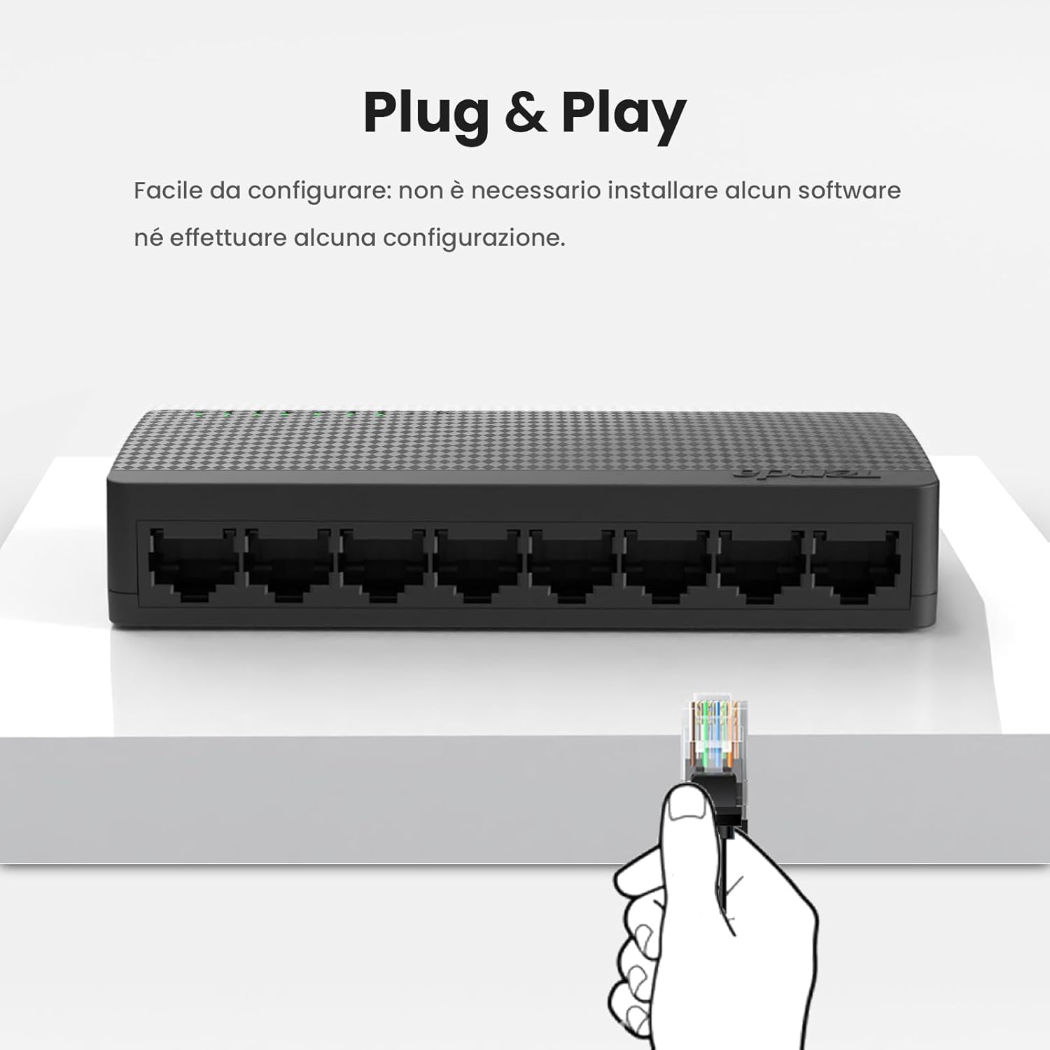 Tenda Switch Ethernet 8 Porte Gigabit, SG108 V4.0 - immagine 3