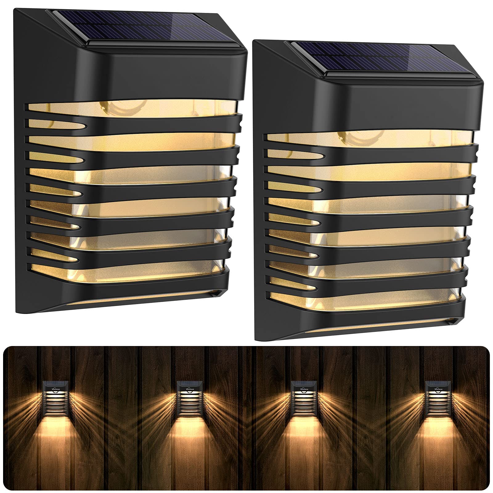 Ayclif Luci Solari Esterno LED Impermeabile (6 pz)