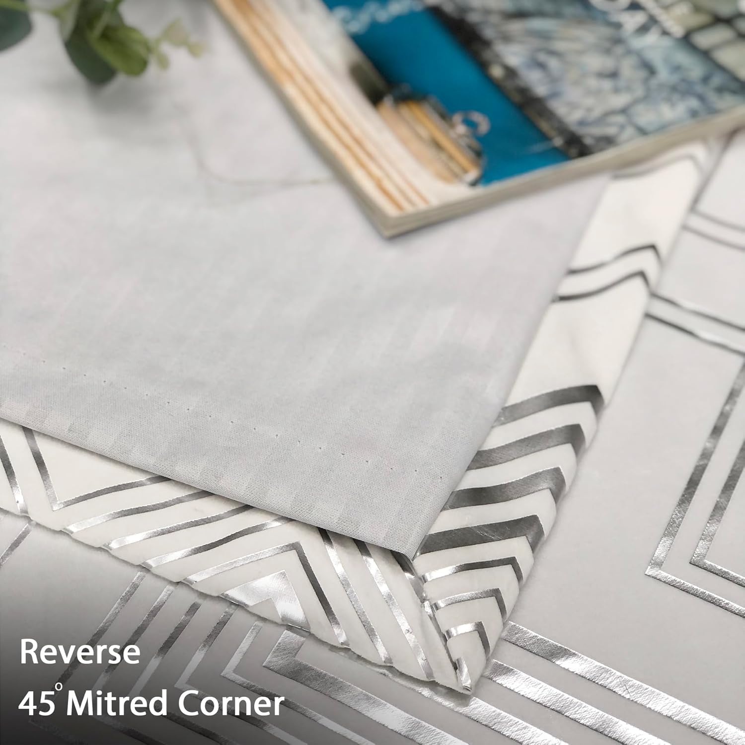 Always4u Tenda Oscurante Velluto 140x245cm, Bianco - immagine 6