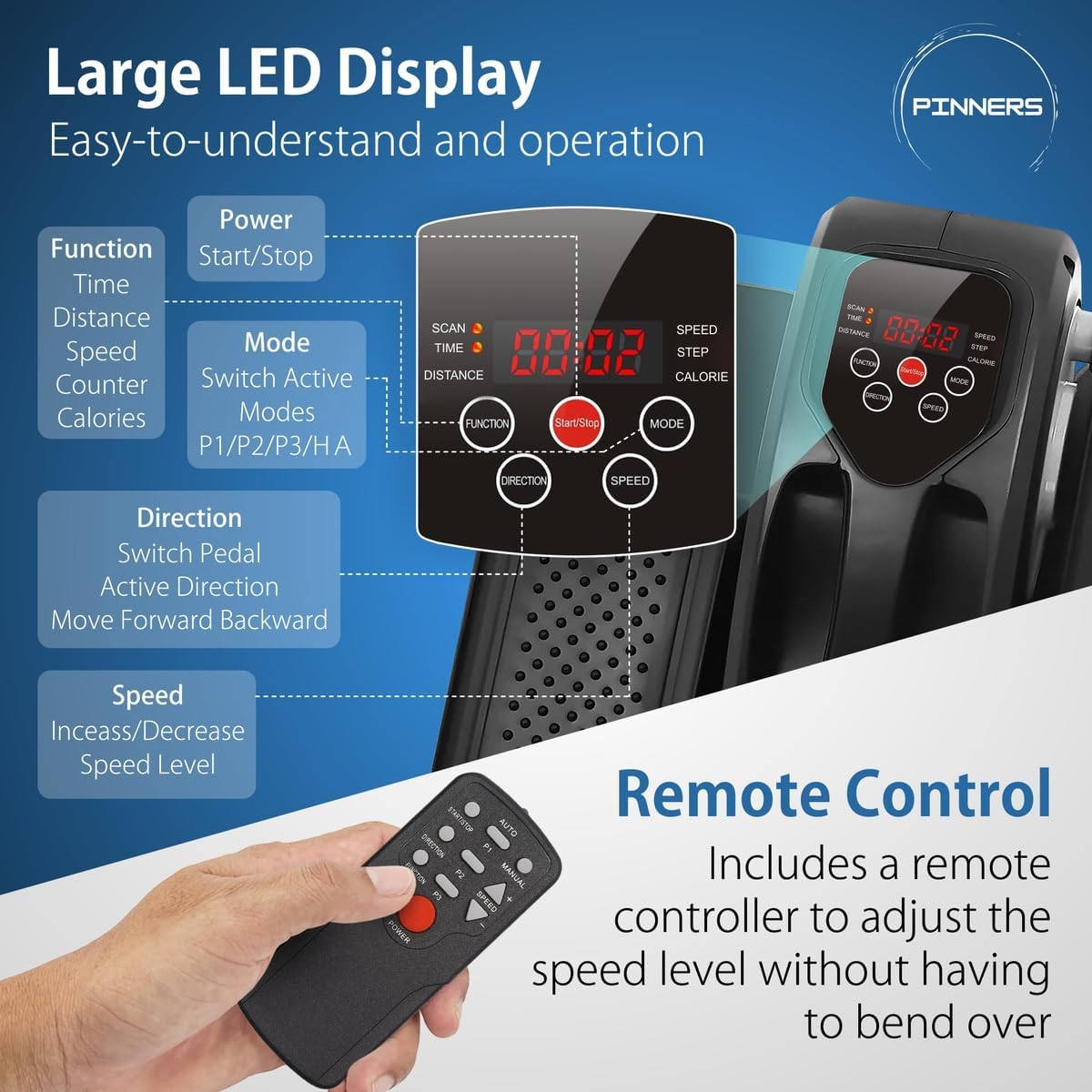 Mini Eliptica Portatile - Esercitatore a Pedale - immagine 2