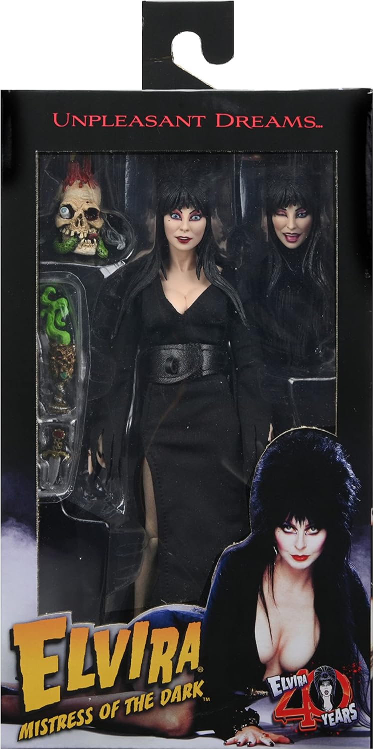 NECA 56061, Elvira 8 Clothed Action Figure, Multicolore - immagine 2