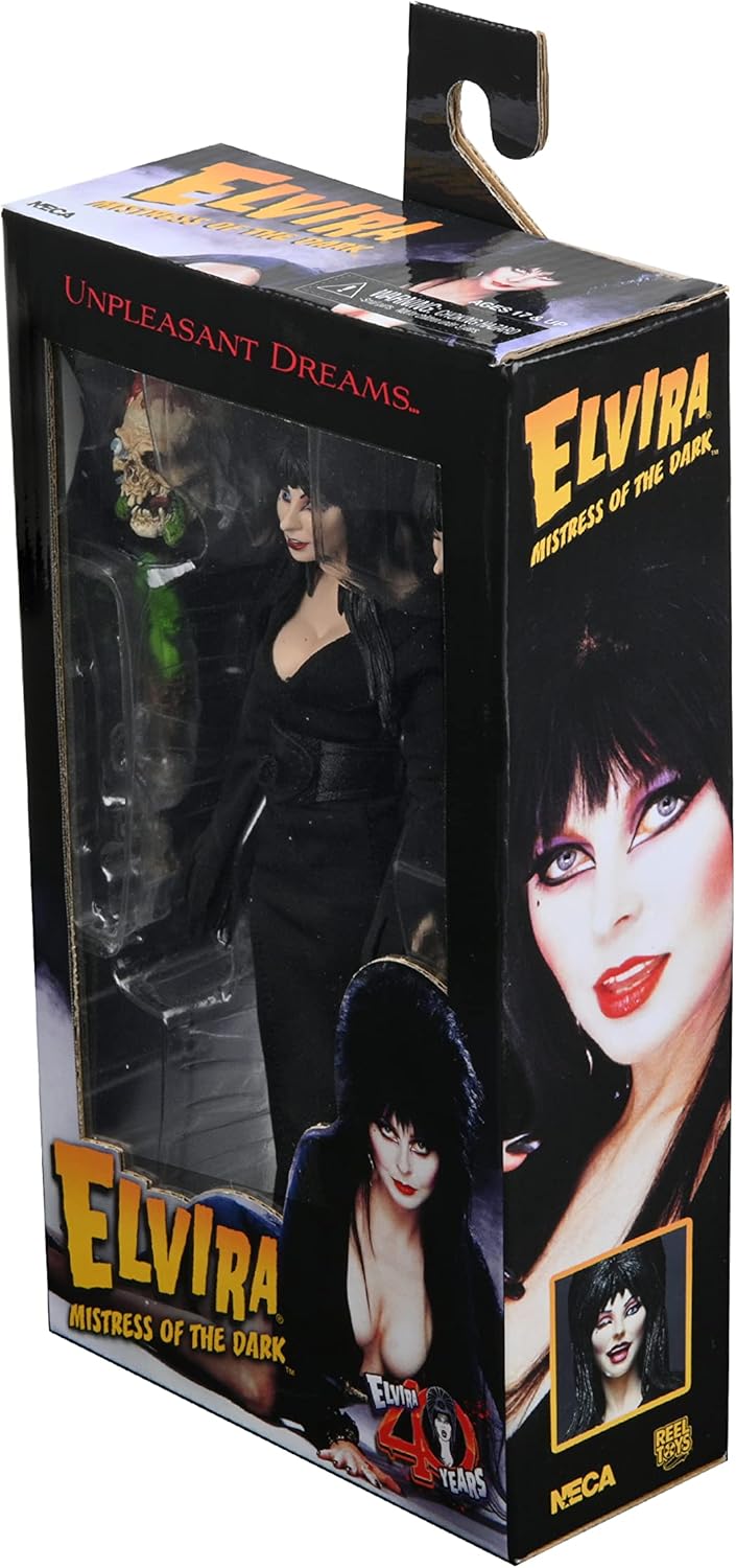 NECA 56061, Elvira 8 Clothed Action Figure, Multicolore - immagine 3