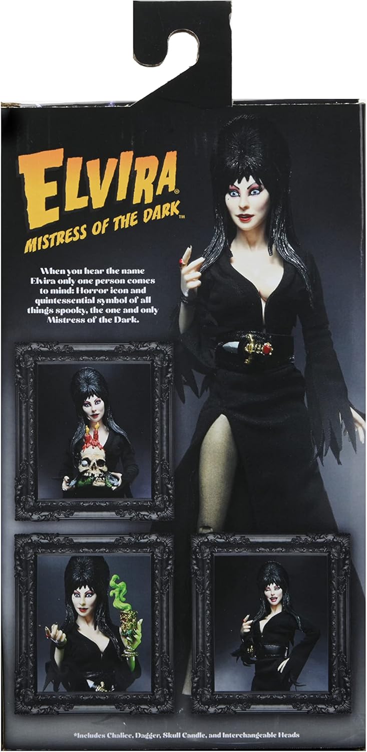 NECA 56061, Elvira 8 Clothed Action Figure, Multicolore - immagine 4