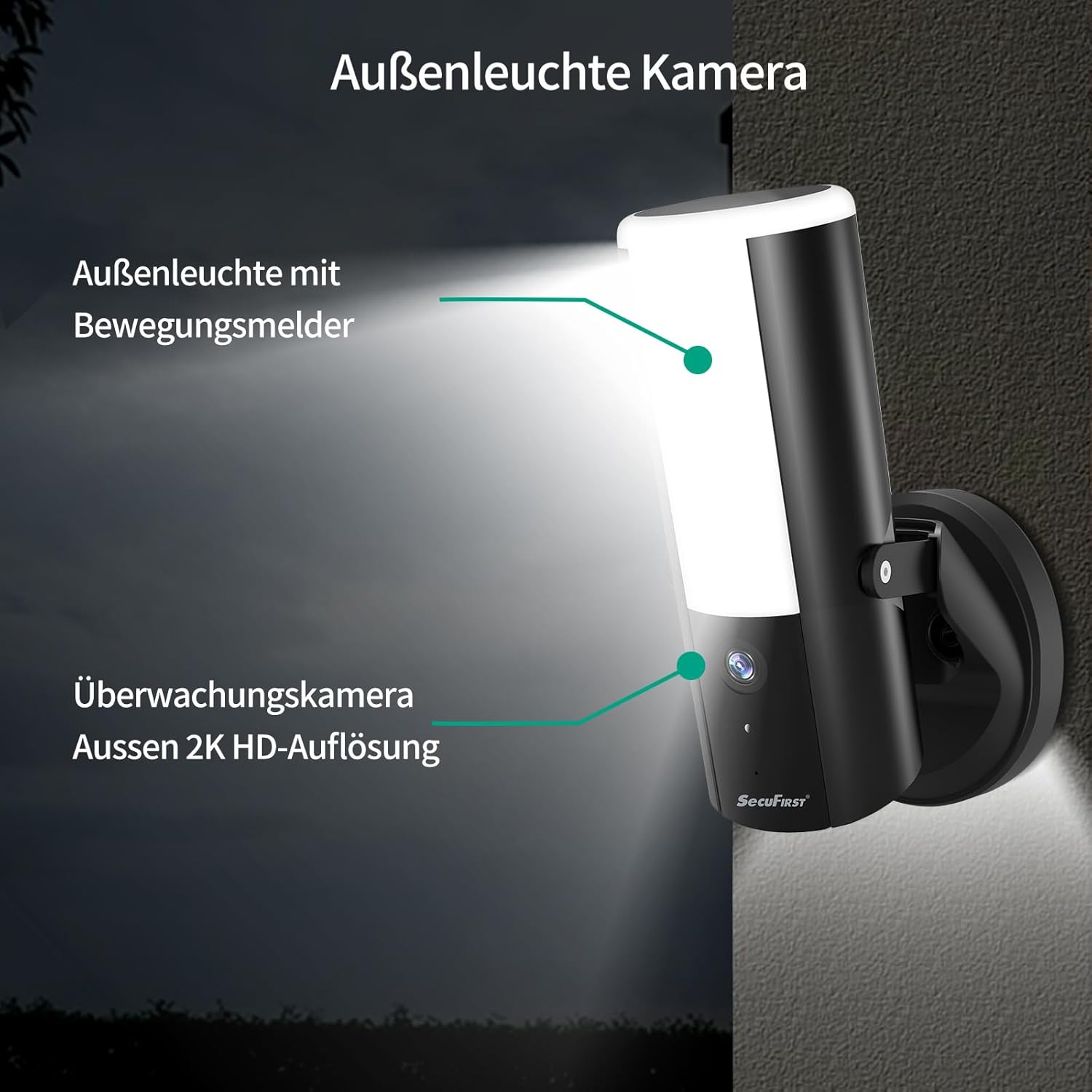 Secufirst Telecamera Sorveglianza Esterna LED 900lm - immagine 3